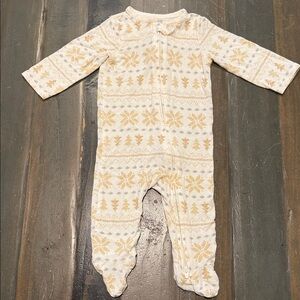 Cozy Cream and Gold Kids One Piece